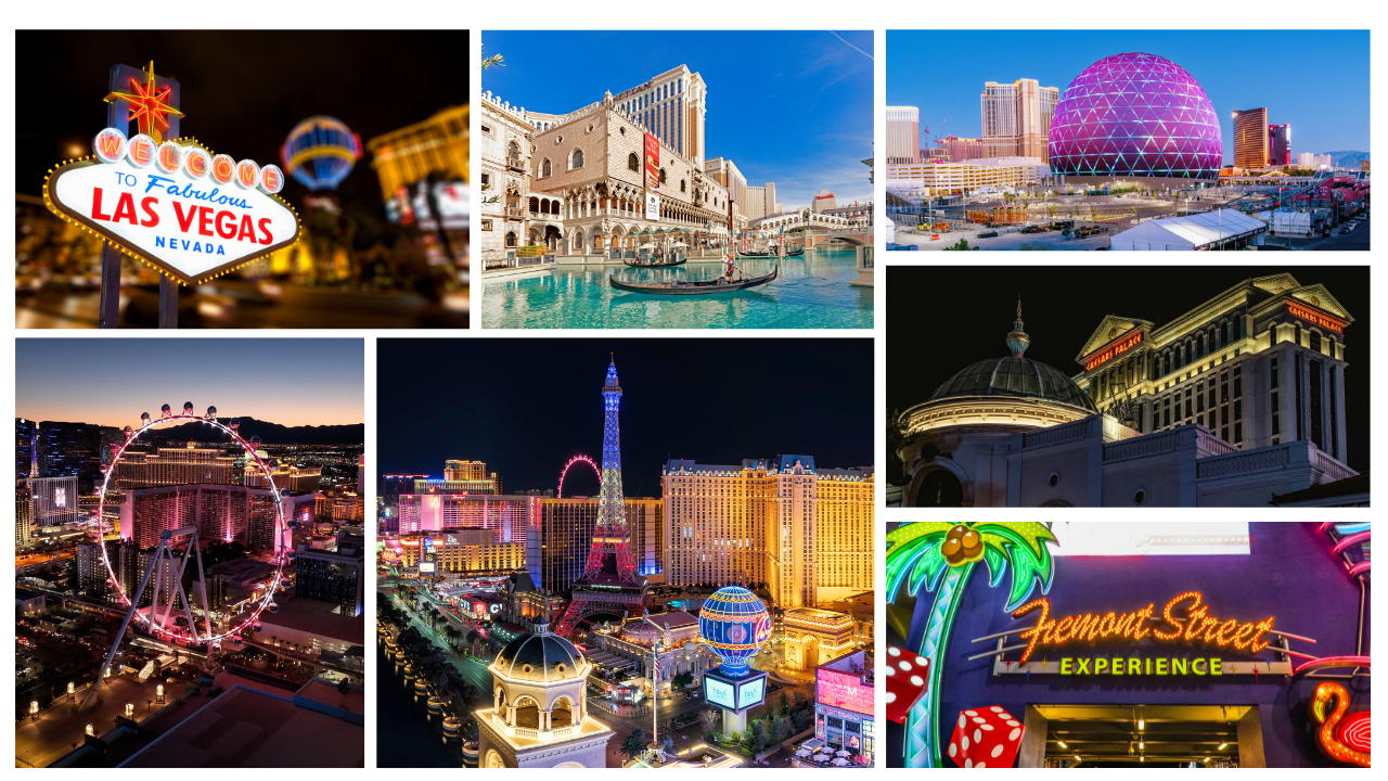 Visiting Las Vegas Collage